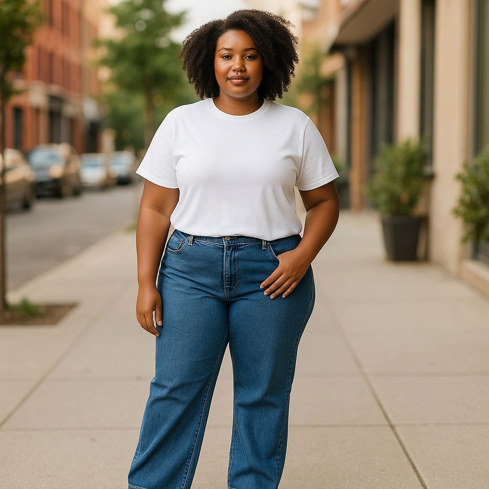 Good American Plus Size Jeans. Size 18